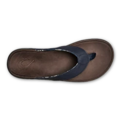 OluKai Tuahine - Trench Blue / Dark Wood -fashion shoes 10465 DE63 004 M Tuahine TrbDkw