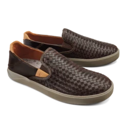 OluKai Lae‘ahi Lauhala - Dark Wood -fashion shoes 10486 6363 003 M LaeahiLauhala DkwDkw