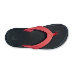 OluKai ‘Ohana - Hot Coral / Black -fashion shoes 20110 HC40 004 W Ohana HtcBlk