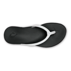 OluKai Ho‘ōpio - White / Onyx -fashion shoes 20294 4ROX 004 W Ho opio WhtOnx