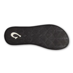 OluKai Puawe - Silver / Black -fashion shoes 20498 2K40 005 W Puawe SilBlk