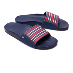 OluKai Kīpuni - Trench Blue / Stripe -fashion shoes 20508 DEZP 003 W Kipuni Trench Blue Stripe