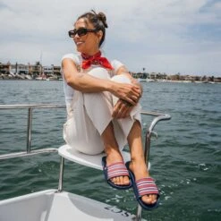 OluKai Kīpuni - Trench Blue / Stripe -fashion shoes 20508 DEZP 102 Kipuni